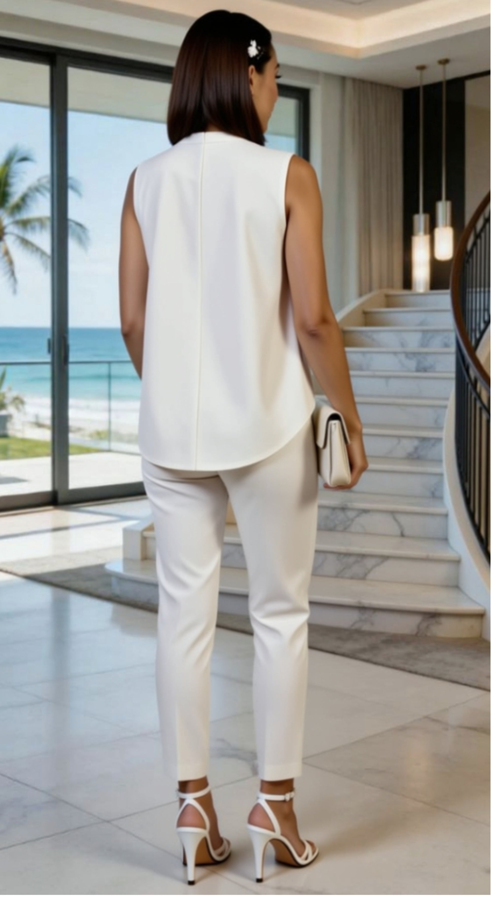 V-Neck Jumpsuit