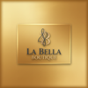 La Bella Boutique Logo with Gold Background